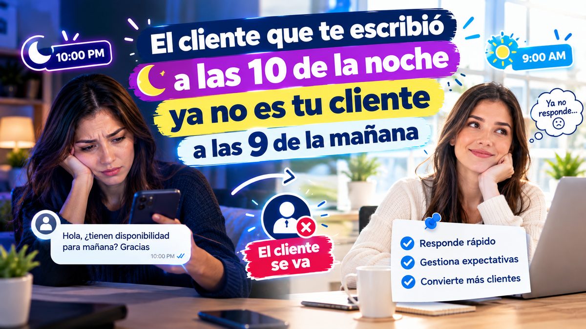 Portada del artículo: el cliente que te escribió a las 10 de la noche