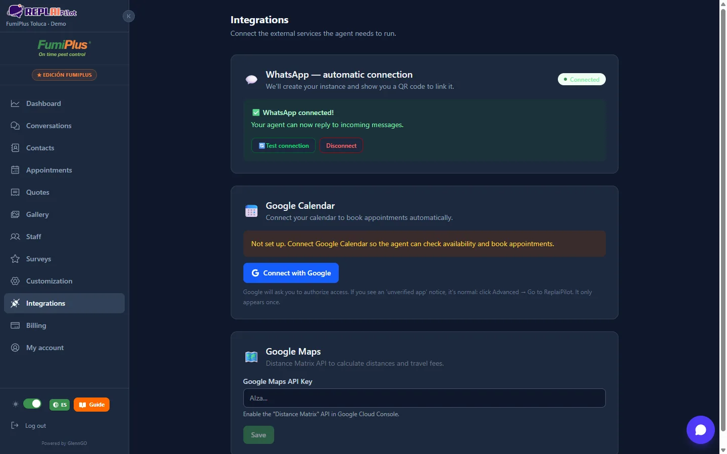 Conecta tu WhatsApp — ReplaiPilot